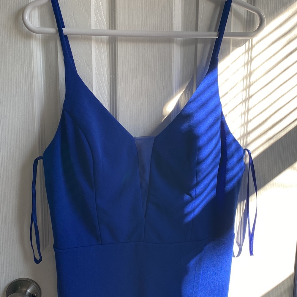 Royal Blue Mini Gown for Prom/Wedding - Picture 3 of 5